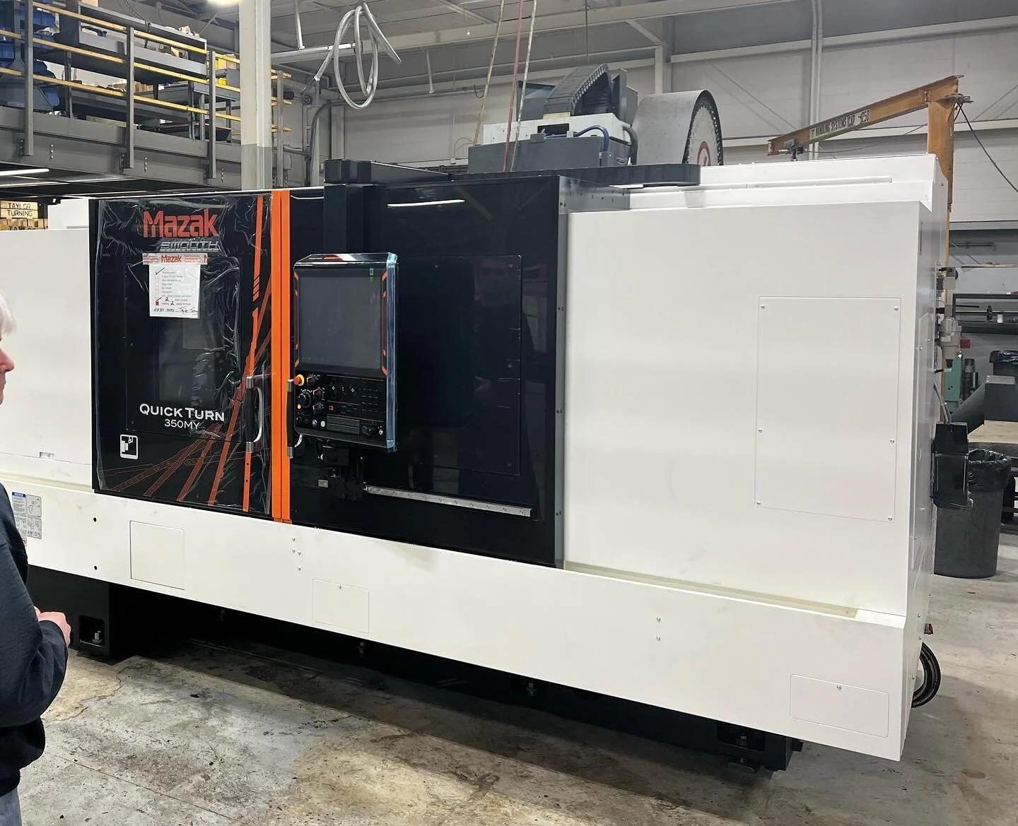 Mazak Quick Turn 350MY lathe on the Taylor Turning floor